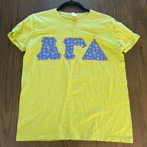 Embroidered Alpha Gamma Delta T-Shirt | AGD | ΑΓΔ